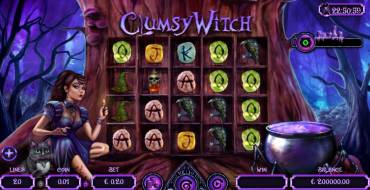 Clumsy Witch: Máquina tragaperras