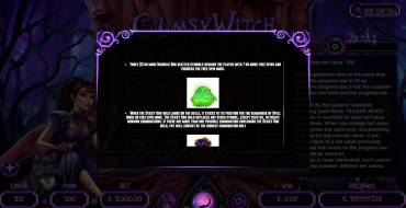 Clumsy Witch: Tiradas gratuitas y/o re-giros