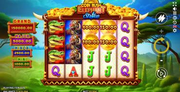 Coin Rush: Elephant Strike: Interfaz