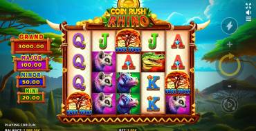 Coin Rush Rhino Running Wins: Ronda de premios
