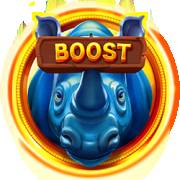 Coin Rush Rhino Running Wins: Símbolo Boost