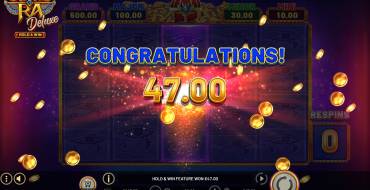 Coins of Ra Deluxe: Ganancias