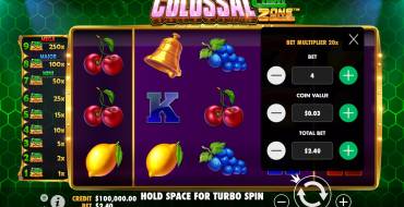 Colossal Cash Zone: La apuesta