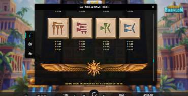 Conquer Babylon: Tabla de pagos 2