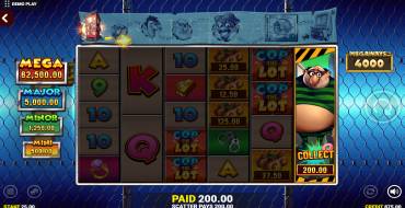 Cop the Lot Megaways Jackpot King: Ganancias