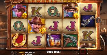 Cowboy's Gold: Características únicas