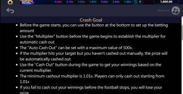 Crash Goal: Reglas