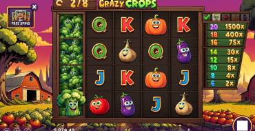 Crazy Crops: Giros gratis