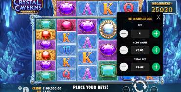 Crystal Cavern Megaways: Oferta