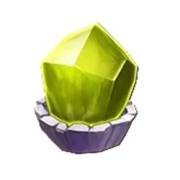 Crystal Clusters: Gema verde