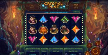 Crystal Mine: Máquina tragaperras
