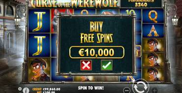 Curse of the Werewolf: Megaways: Bonificaciones