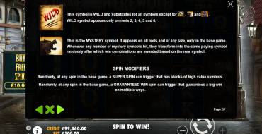 Curse of the Werewolf: Megaways: Bonificaciones