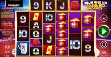 Deal or No Deal: Golden Box Megaways: Máquina tragaperras