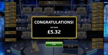 Deal or No Deal Playzido: Ganancias