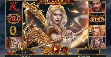 Demi Gods IV Thunderstorm: Máquina tragaperras