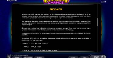 Diamond Chance: Reglas