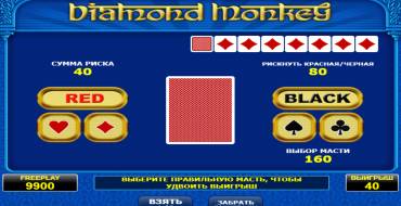 Diamond Monkey: Juego de riesgo