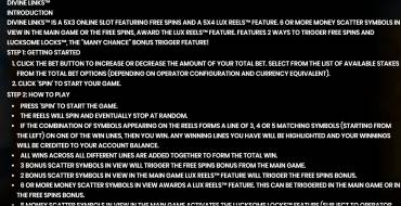 Divine Links: Reglas
