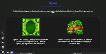Dolla Dolla Bill: Tabla de pagos