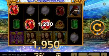 Double Da Vinci Diamonds: Ganancias