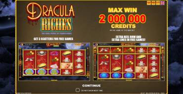Dracula Riches: Características únicas