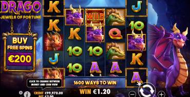Drago: Jewels of Fortune: Interfaz