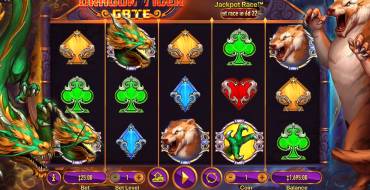 Dragon Tiger Gate: La pantalla principal