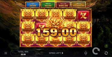 Dragons Glow Hold and Win: Ganancias