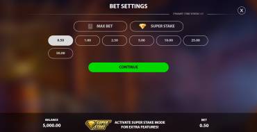 Dynamite Strike: Apuesta
