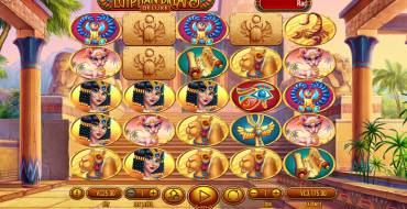 Egyptian Dreams Deluxe: La pantalla principal