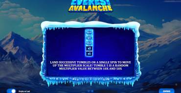 Everest Avalanche: Máquina tragaperras