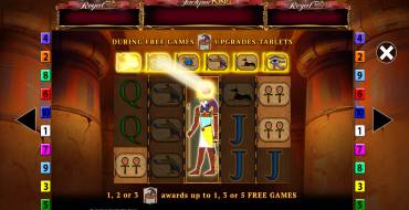 Eye of Horus Jackpot King: Tiradas gratuitas y/o re-giros