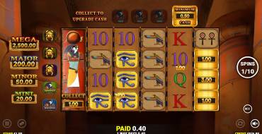 Eye of Horus Legacy of Gold: Giros gratis