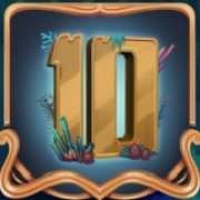 El símbolo 10 en Poseidon Jackpot