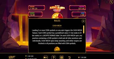 Fiery Slots Cash Mesh Ultra Dice: Juegos de bonificación
