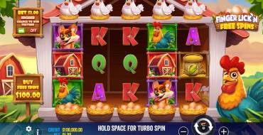 Finger Lick’n Free Spins: Máquina tragaperras