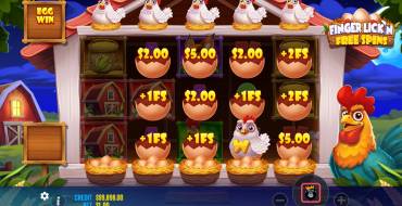 Finger Lick’n Free Spins: Características únicas