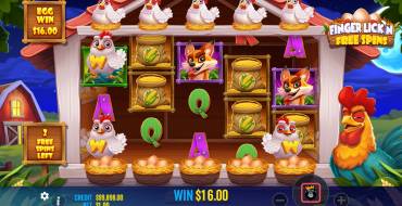 Finger Lick’n Free Spins: Características únicas