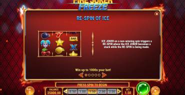 Fire Joker Freeze: Características