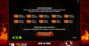 Fire Strike: Bonificaciones