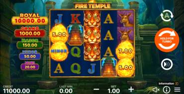 Fire Temple: Hold and Win: Máquina tragaperras