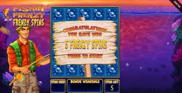 Fishin` Frenzy Prize Lines: Tiradas gratuitas y/o repeticiones de tirada