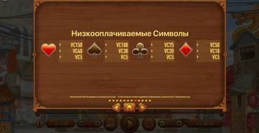 Fortune Dogs: Tabla de pagos parte 4