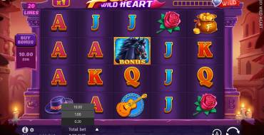 Foxy Wild Heart: Apuesta