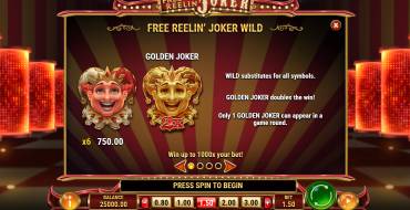 Free Reelin Joker: Reglas
