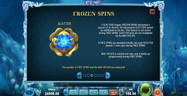 Frozen Gems: Giros gratis
