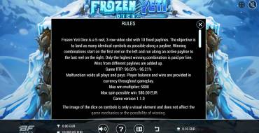Frozen Yeti Dice: Reglas