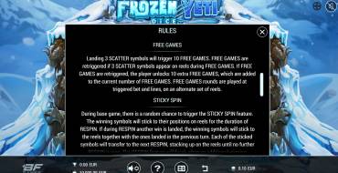 Frozen Yeti Dice: Juegos de bonificación