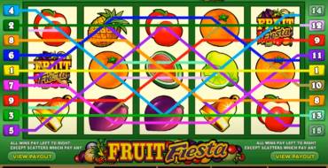 Fruit Fiesta 5 Reel - Progressive: Características únicas
